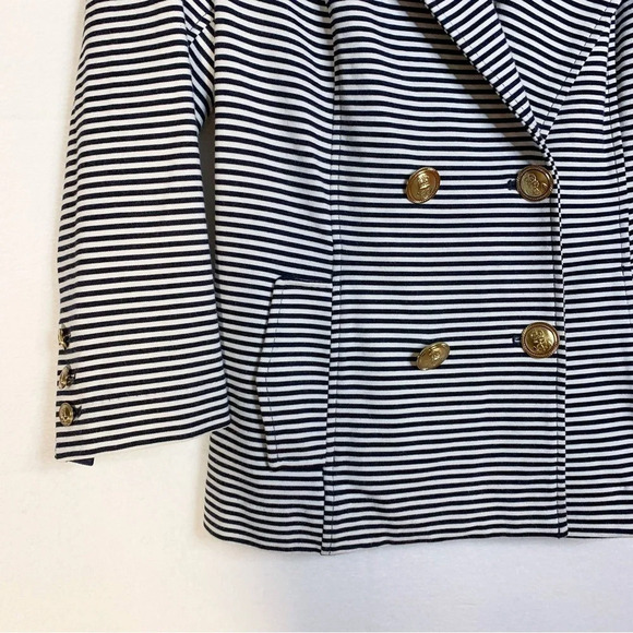 Cabi Nautical Striped Stretch Jersey Jacket - Picture 5 of 7